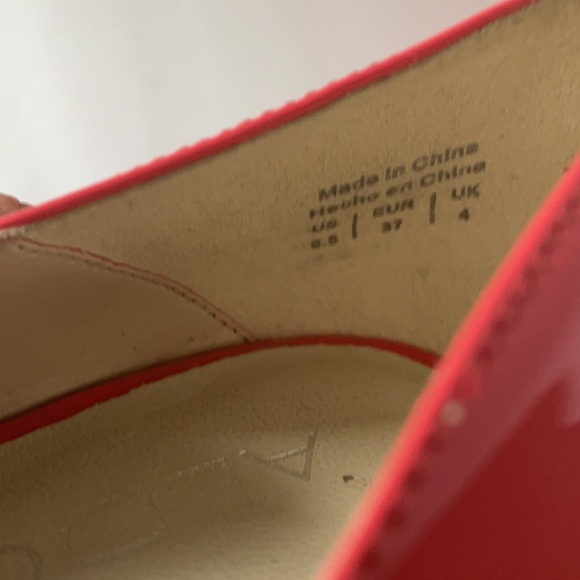 💕Aldo Coral coloured patent leather heels 💕 - Picture 3 of 7